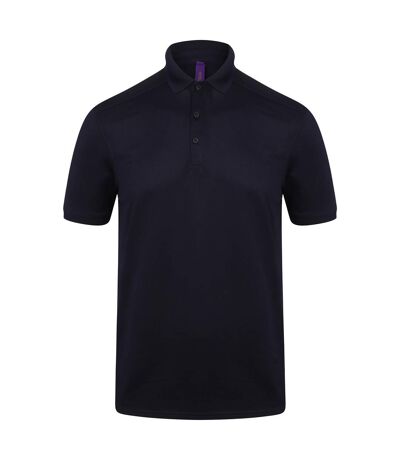 Polo homme bleu marine oxford Henbury