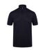 Mens stretch polo shirt oxford navy Henbury