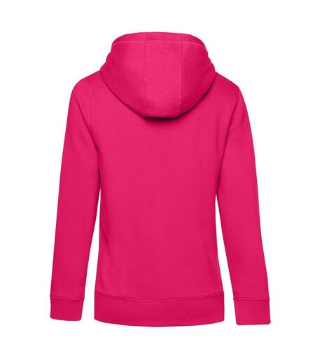 Sweat à capuche queen femme rose magenta B&C