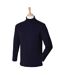 Sweatshirt À Col Roulé Homme Bleu Marine Henbury-1