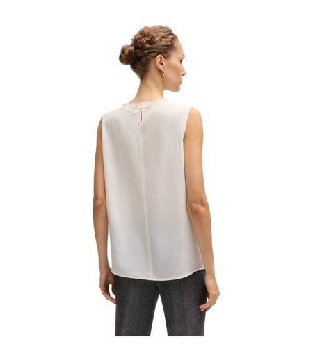 Blouse Sans Manches Femme Blanc Boss