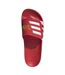 Claquettes Motif/style Triple Rayures Adilette Femme Rouge Vif Blanc Adidas-4