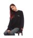 Womens/ladies Ctnmb Knitted Crew Neck Oversized Sweatshirt Black White Heron Preston-3