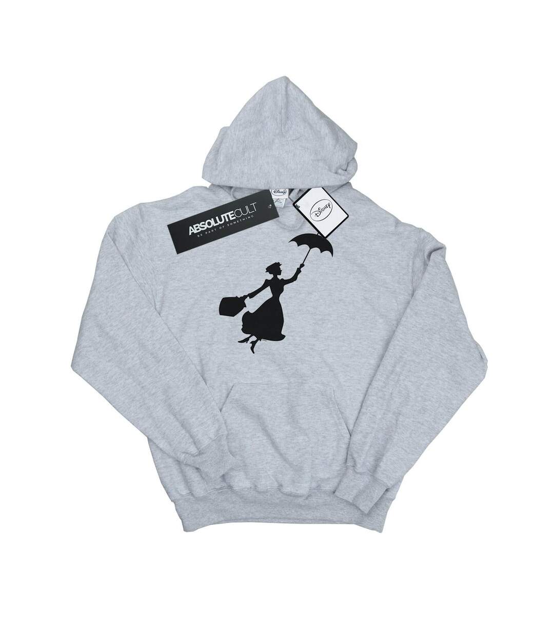 Disney Sweat à capuche à silhouette volante Mary Poppins Femmes/Dames (Gris sportif) - UTBI5209-1