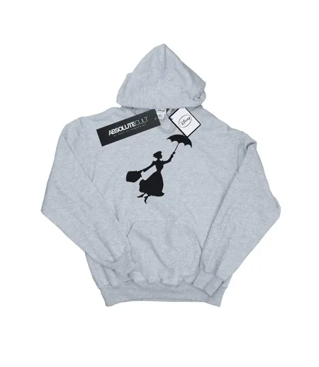 Disney Sweat à capuche à silhouette volante Mary Poppins Femmes/Dames (Gris sportif) - UTBI5209