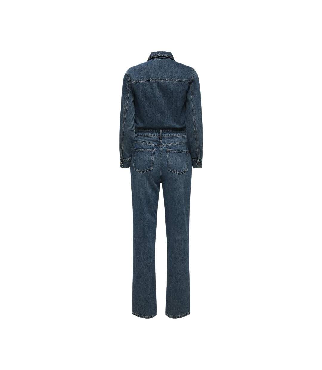 Combinaison Manches longues en Jean Bleu Femme JDY Jumpsuit - L-2