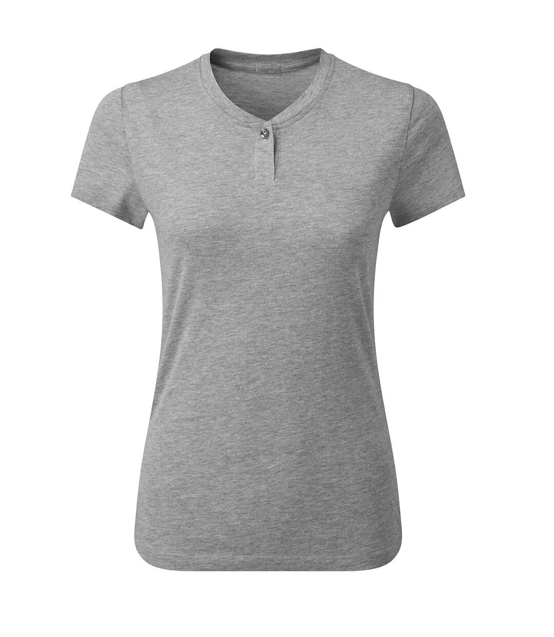 T-shirt comis femme gris chiné Premier-1