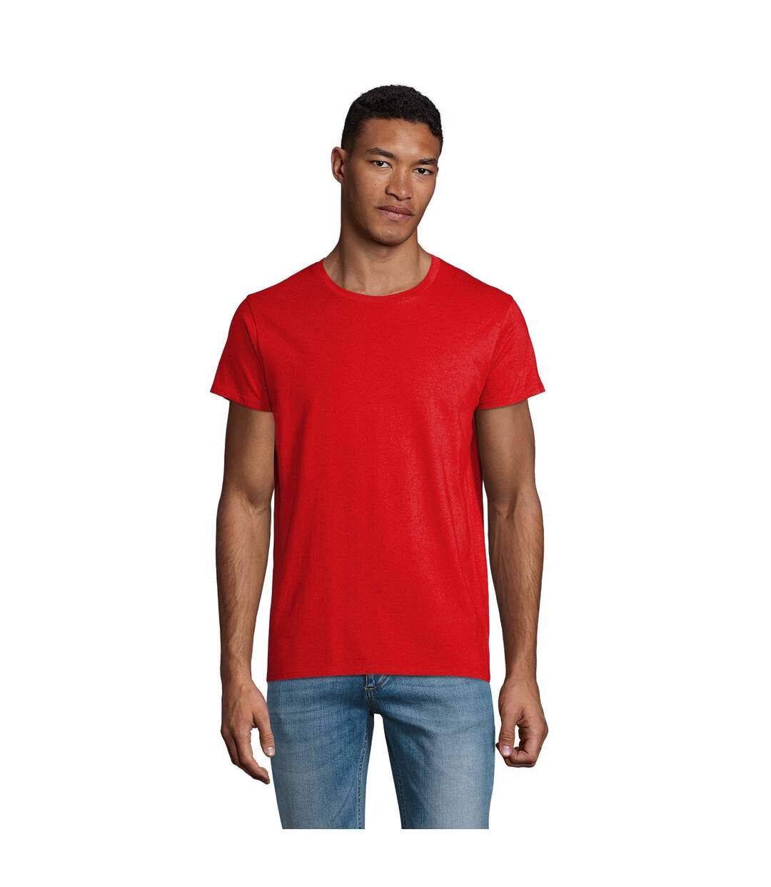 T-shirt Crusader Homme Rouge SOLS-1