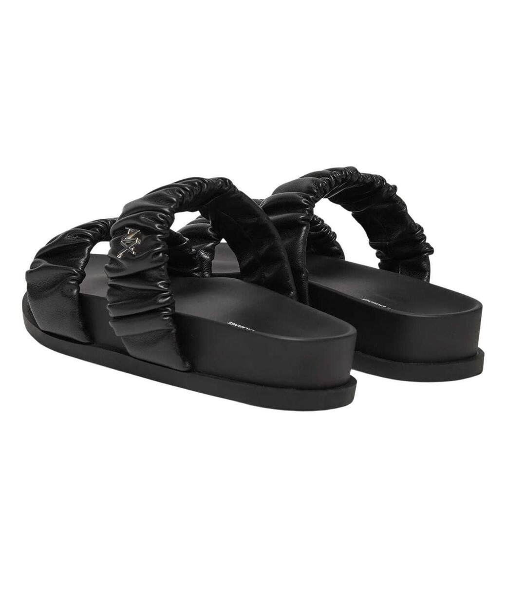 Claquettes Motif/style Ruché Femme Noir Armani Exchange-2