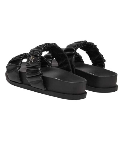 Claquettes Motif/style Ruché Femme Noir Armani Exchange