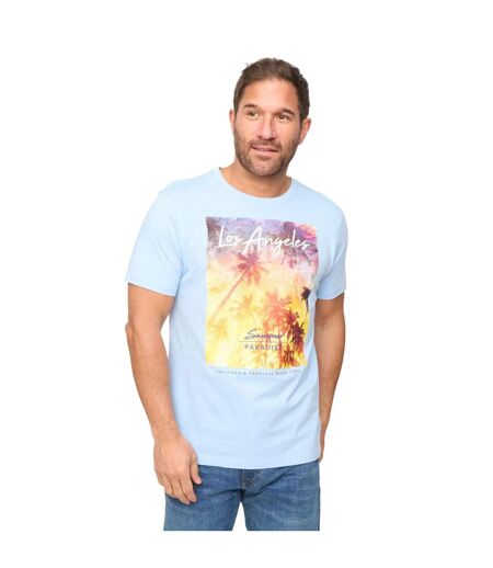 T-shirt Lepalmz Homme Bleu Bewley & Ritch
