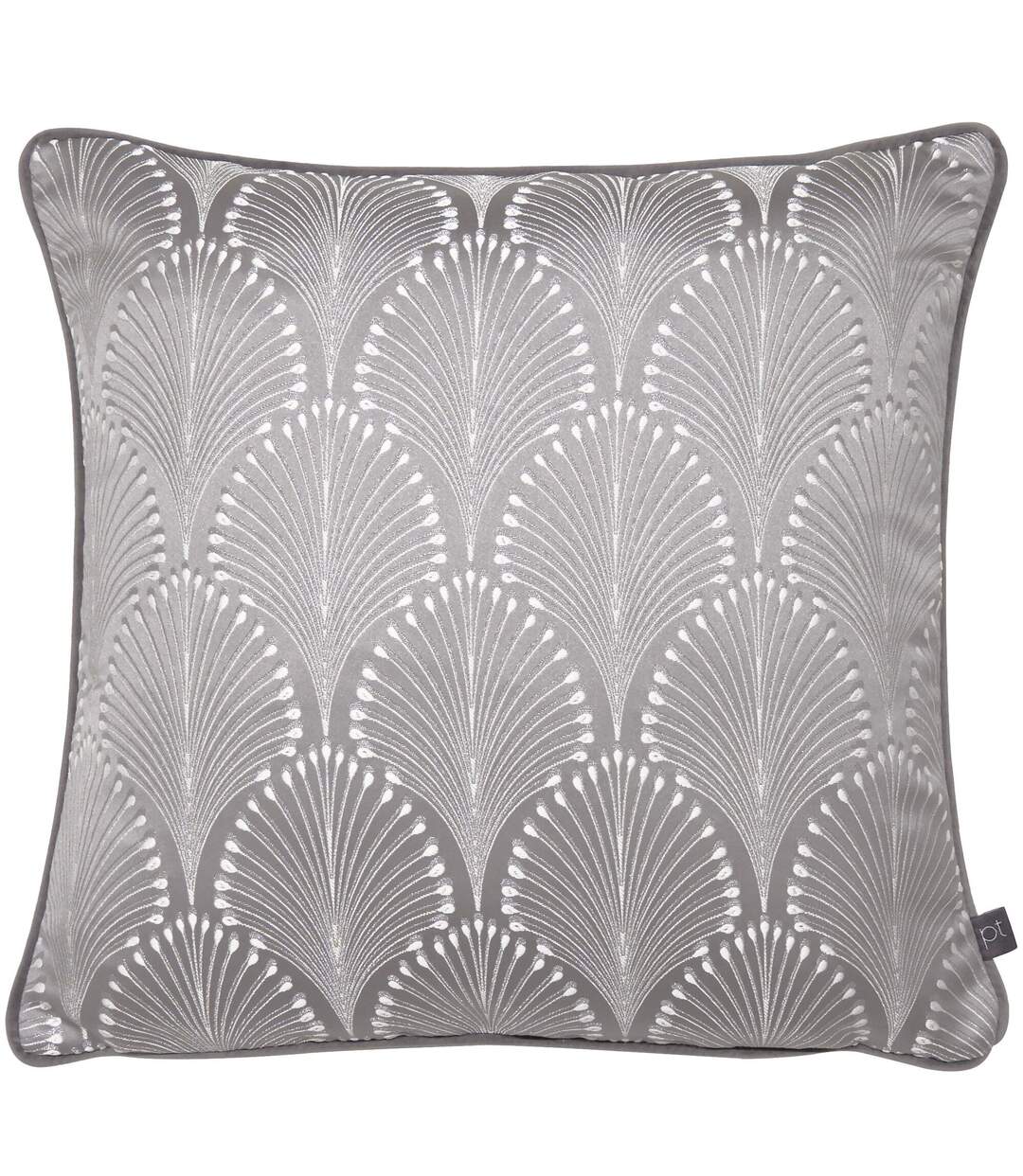 Boudoir cushion cover 43cm x 43cm chrome Prestigious Textiles