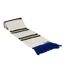 Unisex Adult Leeds Retro Hat And Scarf Set One Size White Blue Yellow Fan Originals-2