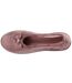 Isotoner Chaussons Ballerines femme semelle confortable, talon de 3,8 cm