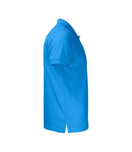 Mens Surf Pro Rsx Polo Shirt Ocean Blue Printer