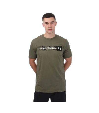T-shirt manches courtes homme bleu gris / noir Under Armour