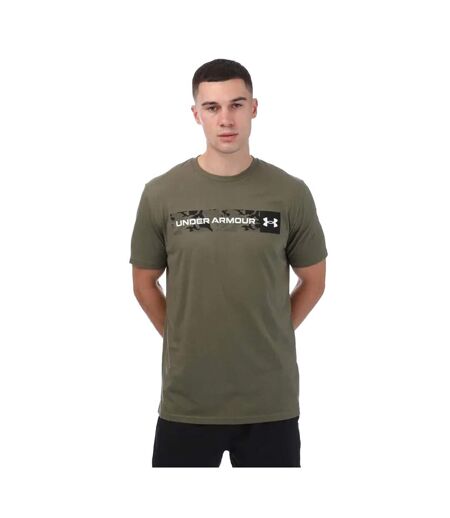 T-shirt manches courtes homme bleu gris / noir Under Armour