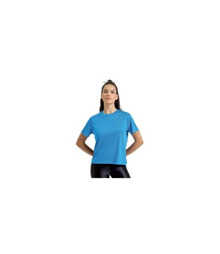 Womens/ladies Ion-charge T-shirt Sapphire TriDri
