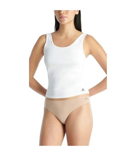 Pack Of 3  Womens/ladies Thong  Blue Beige Burgundy Adidas