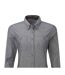 Premier Womens/Ladies Chambray Organic Long-Sleeved Shirt (Grey Denim)