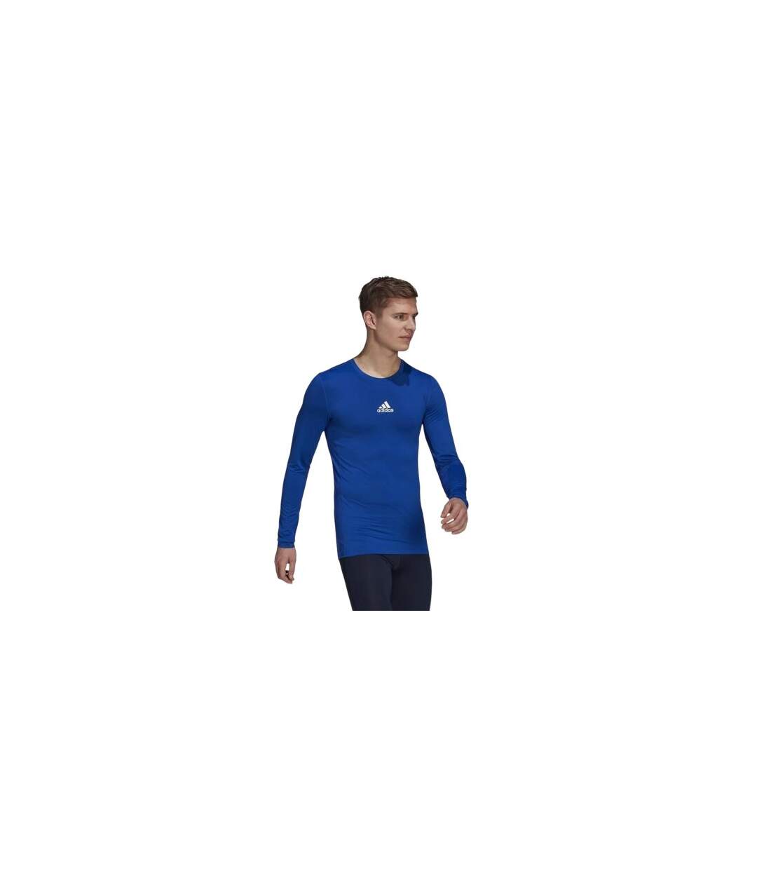 T-shirt Manches Longues Homme Bleu Adidas-1