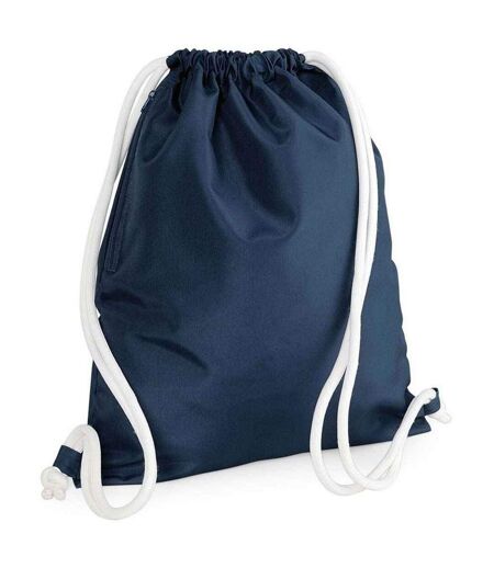 Icon Drawstring Bag One Size French Navy Bagbase