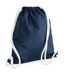 Icon Drawstring Bag One Size French Navy Bagbase-1