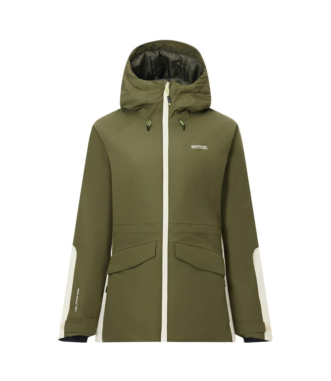 Veste Isolante Marcia Femme Kaki Foncé Beige Clair Regatta-2