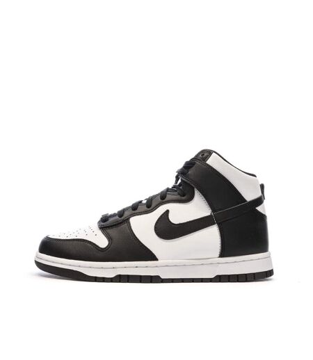 Baskets blanches/noires homme nike dunk hi