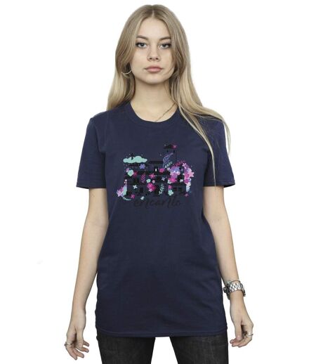 Disney Womens/Ladies Encanto Casita Cotton Boyfriend T-Shirt (Bleu marine) - UTBI22429