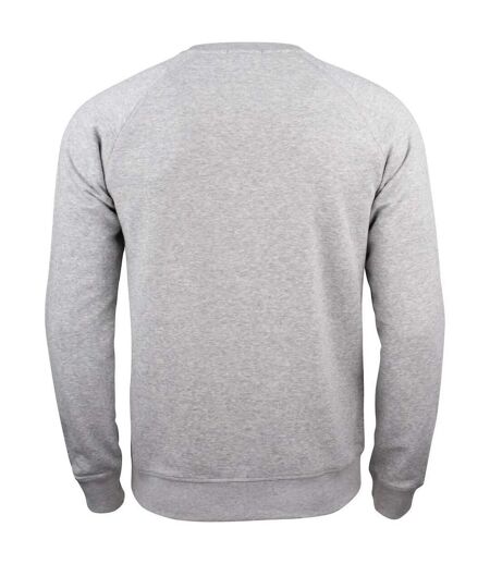 Sweat Premium Adulte Gris Chiné Clique