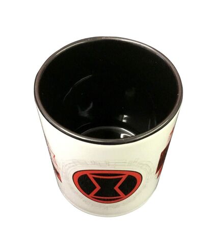 Black Widow Tasse iconique (Blanc/Noir/Rouge) (Taille unique) - UTPM2359