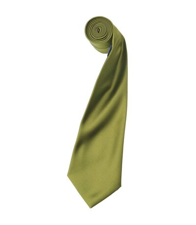 Premier - Cravate unie - Homme (Lot de 2) (Kaki) (One Size) - UTRW6934