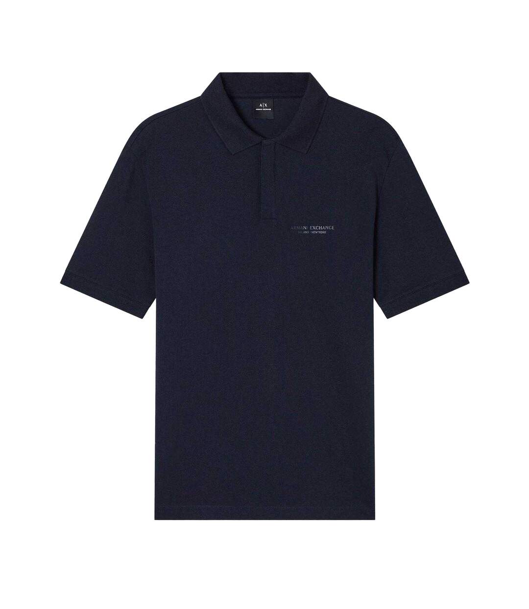 Polo Manches Courtes Homme Bleu Marine Sombre Armani Exchange-2