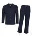 Mens Thermal Pyjama Set with Long Sleeve Top & Bottoms for Cold Nights-1