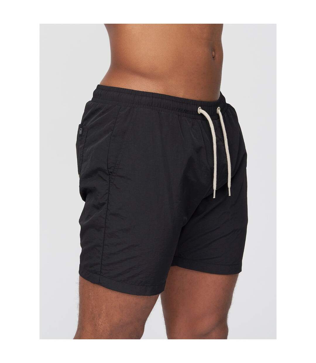 Short De Bain Gathport Homme Noir Duck And Cover-1