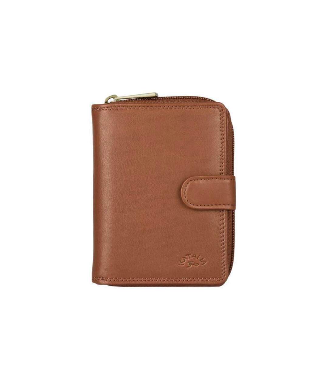 Katana - Portefeuille compact en cuir - camel - 8747-1