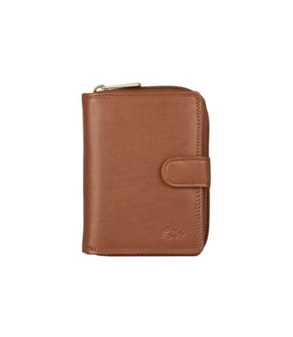 Katana - Portefeuille compact en cuir - camel - 8747