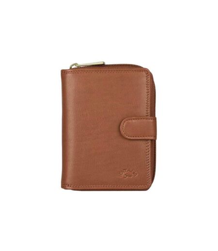 Katana - Portefeuille compact en cuir - camel - 8747