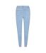 Womens/ladies Skinny Jeggings Light Blue Firetrap-2
