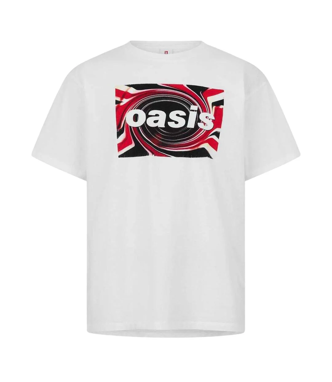 T-shirt Motif/style Logo Homme Blanc Oasis-1