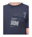 Mens trentflax t-shirt dark navy Duck and Cover-3