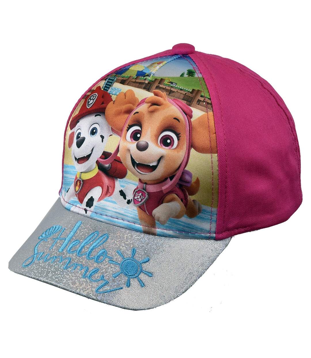 Casquette enfant MULTILICENCE: Pat Patrouille, Mickey, La reine des neiges, Marvel, Avengers.... Et4134 Pat Patrouille Rose-1