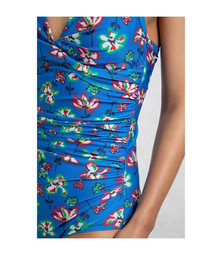 Womens/ladies penelope one piece swimsuit blue Weird Fish