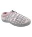 Ladies Knitted Drawstring Slippers for Winter-4