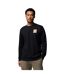 Mens Trek Crew Neck Sweatshirt Black Columbia-2