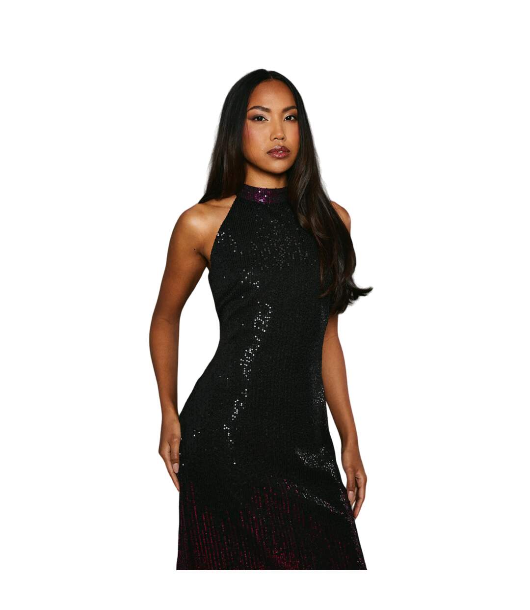 Robe Mi-longue Femme Rose Principles-3
