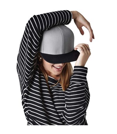 Casquette De Baseball Adulte Gris Noir Beechfield