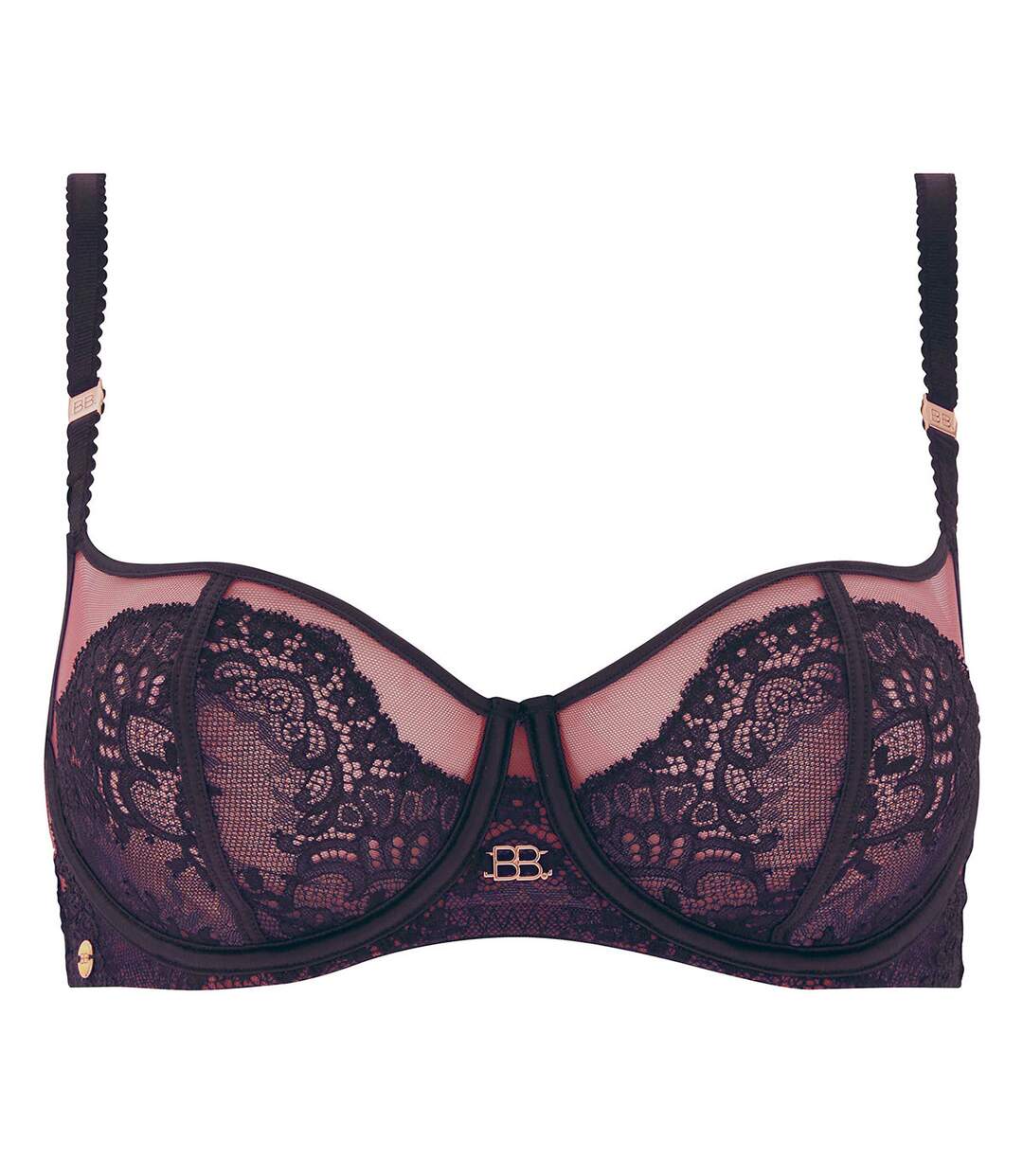 Soutien-gorge coques armatures bleu marine Nectar-1
