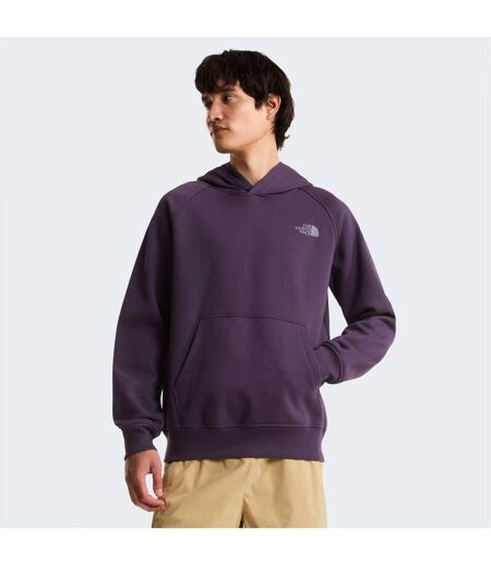 Mens Never Stop Exploring Cotton Pullover Hoodie Dusky Purple The North Face